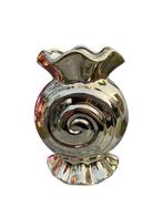 NIEUW !! Superleuke metallic vaas van Daan Kromhout, Overige kleuren, Aardewerk of Porselein, Ophalen of Verzenden, Zo goed als nieuw