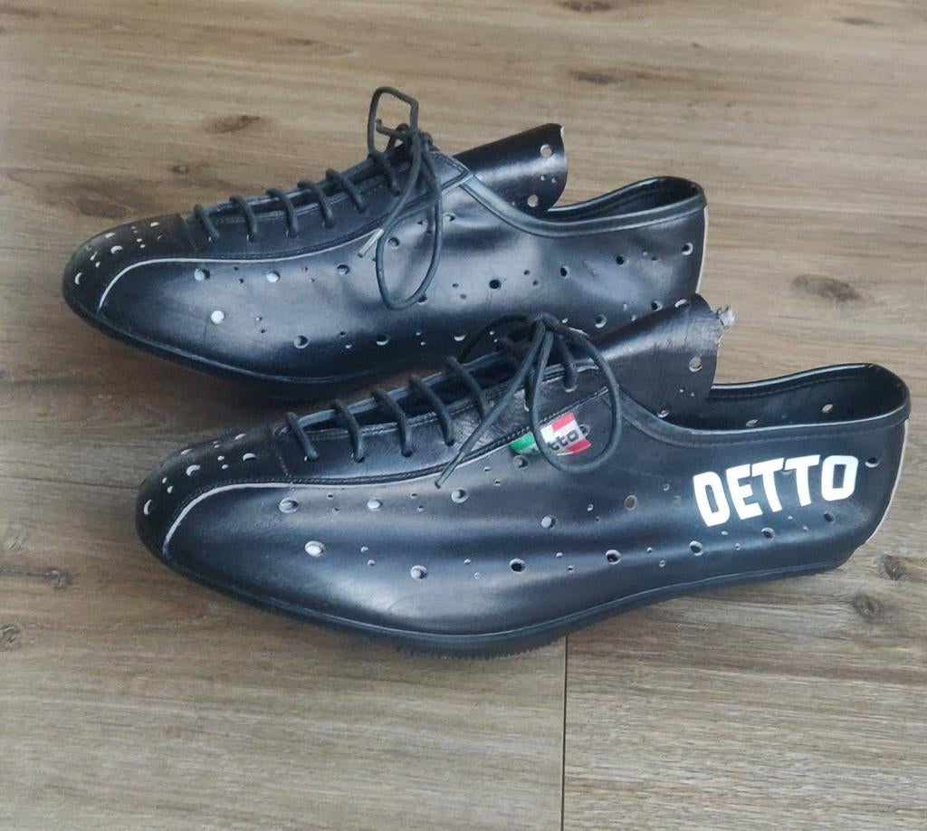 Vintage fietsschoenen Detto Pietro Mt 43 1/3, Fietsen en Brommers, Fietsaccessoires | Fietskleding, Gebruikt, Dames, Schoenen
