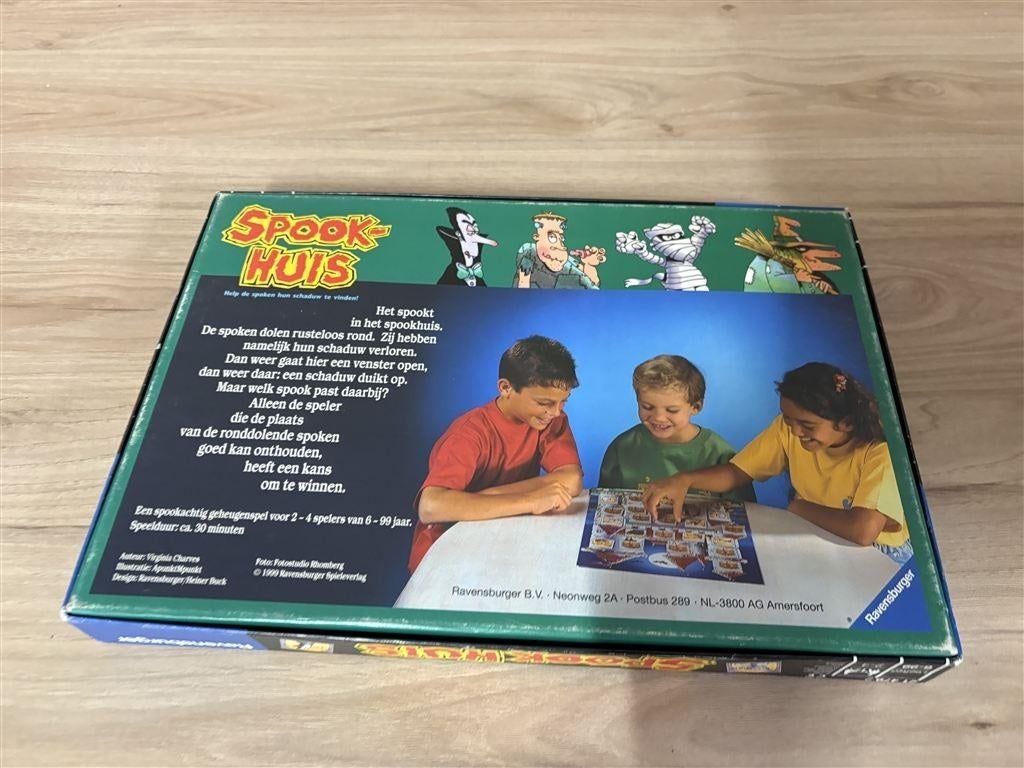 spookhuis - s4247, Hobby en Vrije tijd, Gezelschapsspellen | Bordspellen, Verzenden, Zo goed als nieuw