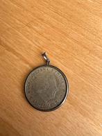 Zilveren Tientje Juliana Jubileum 1973 met hanger, Postzegels en Munten, Munten | Nederland, Koningin Juliana, Zilver, Ophalen of Verzenden