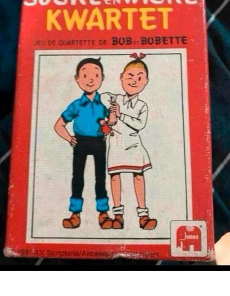 Suske & wiske kwartet, Verzamelen, Speelkaarten, Jokers en Kwartetten, Ophalen of Verzenden, Gebruikt, Kwartet(ten)