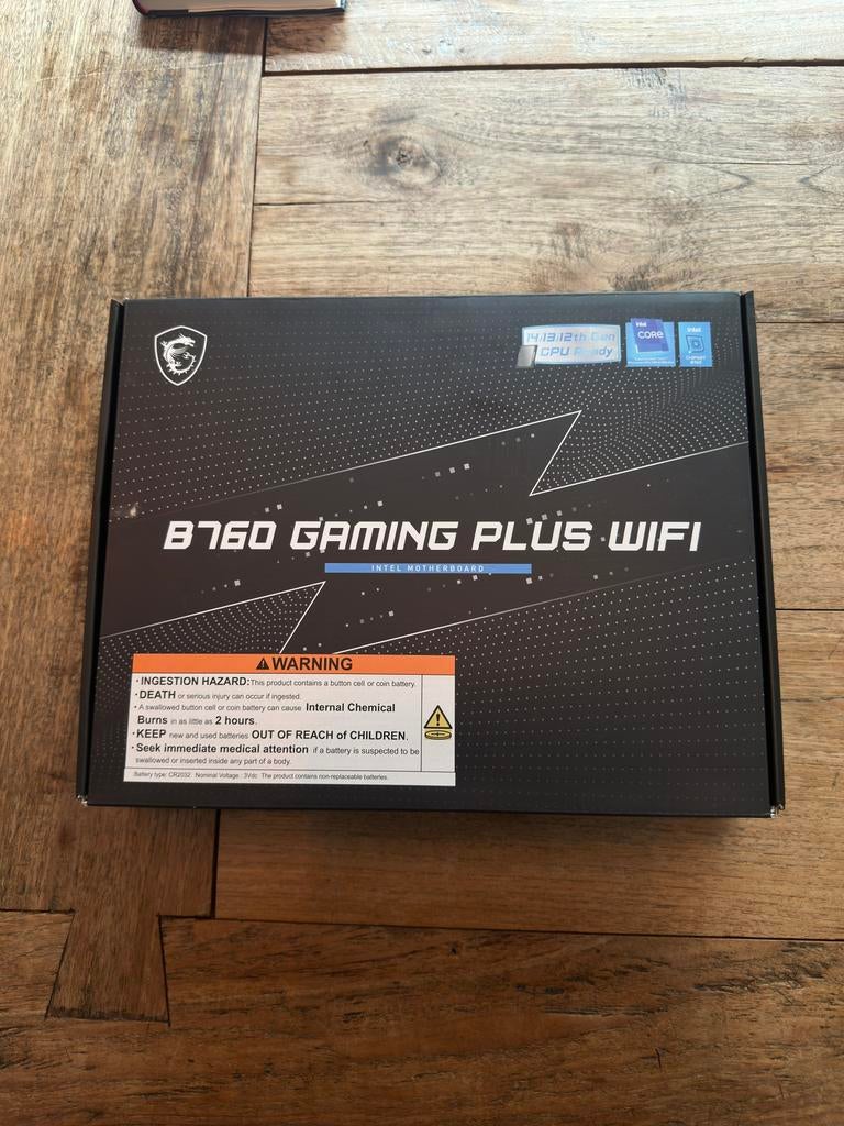 MSI B760 Gaming Plus Wifi DDR5, Ophalen of Verzenden, Zo goed als nieuw, DDR5