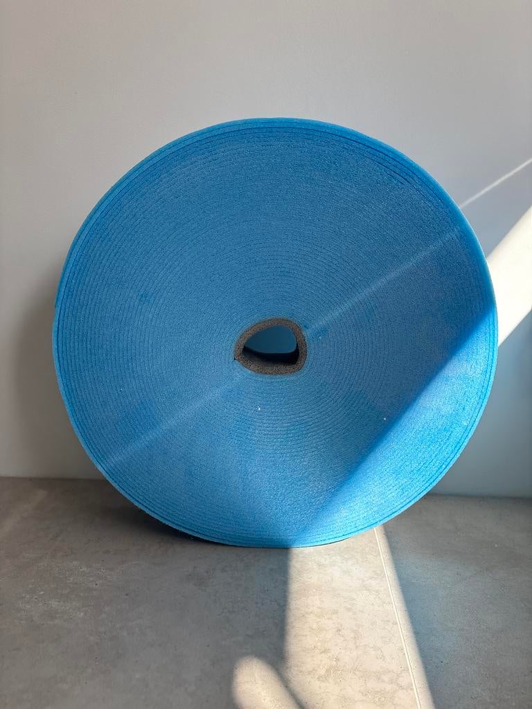 PolyBlue 120x5mm, 50 meter, nieuw, Overige materialen, Nieuw, Minder dan 5 m², Vloerisolatie