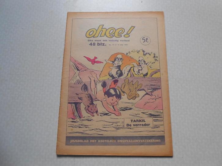 Ohee 17a Tarkil de verrader 1963., Boeken, Stripboeken, Zo goed als nieuw, Eén stripboek, Ophalen of Verzenden