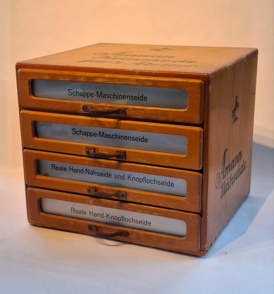 Vintage Fourniturenkastje Amann & Sonne, Ophalen of Verzenden, Gebruikt