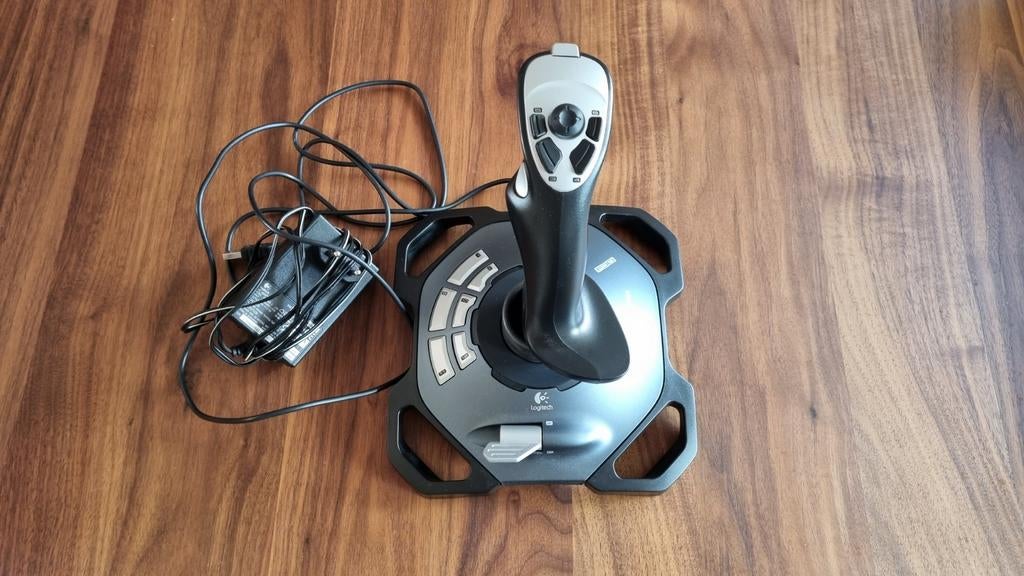 Logitech Force 3D Pro Joystick - Flight Simulator, Computers en Software, Joysticks, Zo goed als nieuw, Ophalen of Verzenden