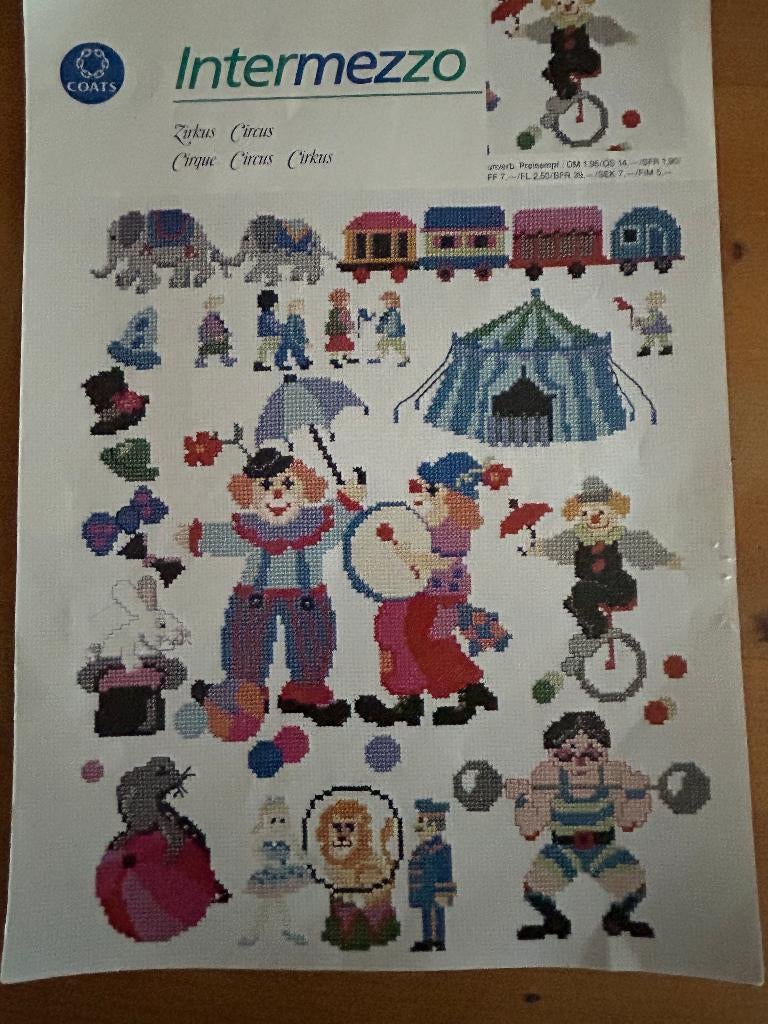 borduurpatroon 1, Ophalen, Zo goed als nieuw, Handborduren, Patroon