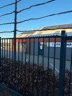 Ca 120 m1 Spijlen Hekwerk Heras / B&G, Tuin en Terras, Tuinhekken en Hekwerk, Ophalen, Met poort, Gebruikt, Spijlenhekwerk
