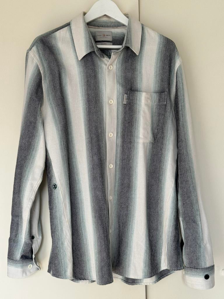 Cast Iron overhemd, Kleding | Heren, Grote Maten, Ophalen of Verzenden, Nieuw, Wit, Overhemd