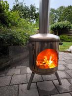 rvs buitenhaard buitenkachel terraskachel terrashaard kachel, Tuin en Terras, Ophalen of Verzenden, Nieuw