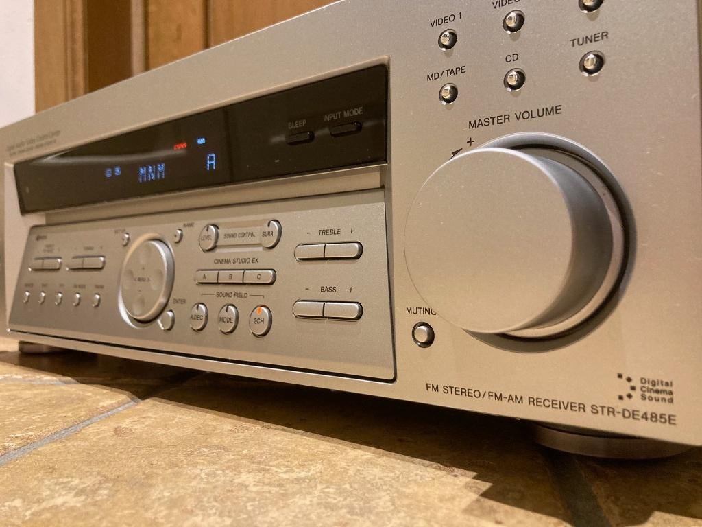Sony receiver STR-DE485E, Gebruikt, Ophalen of Verzenden, 60 tot 120 watt, Sony