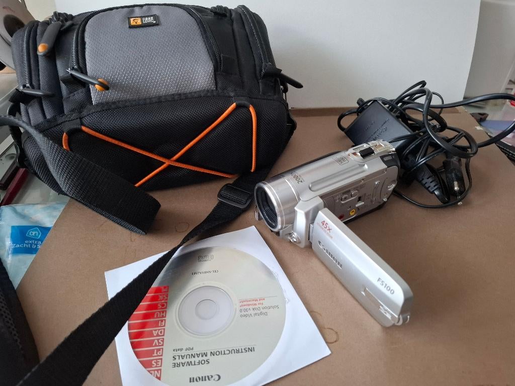 Canon FS100 video camera, Mini dv, Verzenden, Canon, 20x of meer