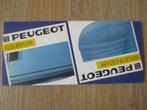 Peugeot:   Kleuren en Bekledingen folder uit 1984 Nieuw., Ophalen of Verzenden, Nieuw, Peugeot