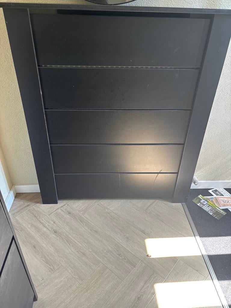 Zwarte radiatorombouw 103x114x14 cm, Huis en Inrichting, Ophalen, Gebruikt