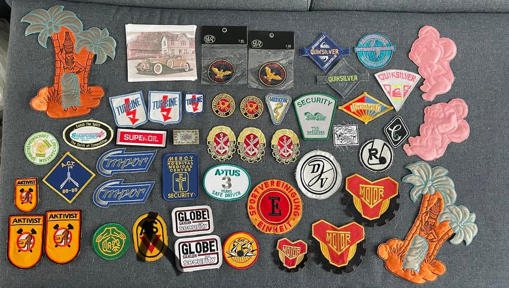 Set van ongebruikte (vintage) patches veel DDR Duitsland, Ophalen of Verzenden, Zo goed als nieuw, Overige typen