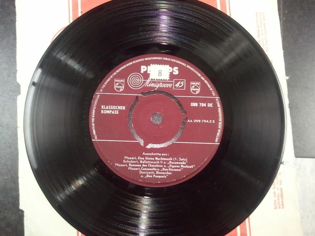 Minigroove "klassischer kompass", Klassiek, 7 inch, Single, Ophalen of Verzenden
