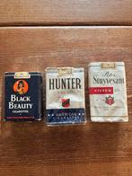 Drie vintage pakjes sigaretten - Verzamelobject tabak sigaar, Ophalen of Verzenden, Gebruikt