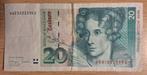 Duitsland biljet 20 Mark, Ophalen of Verzenden, Duitsland, Los biljet