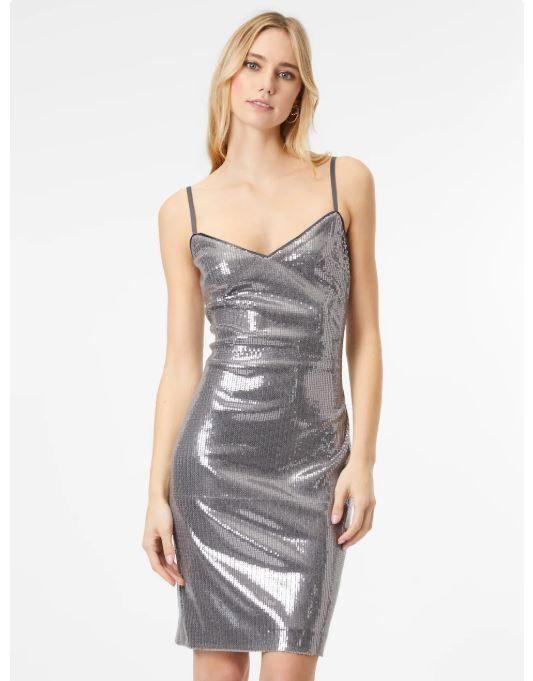 Guess Marciano pailletten jurk Zilver Nieuw!, Kleding | Dames, Jurken, Nieuw, Maat 36 (S), Overige kleuren, Boven de knie, Ophalen
