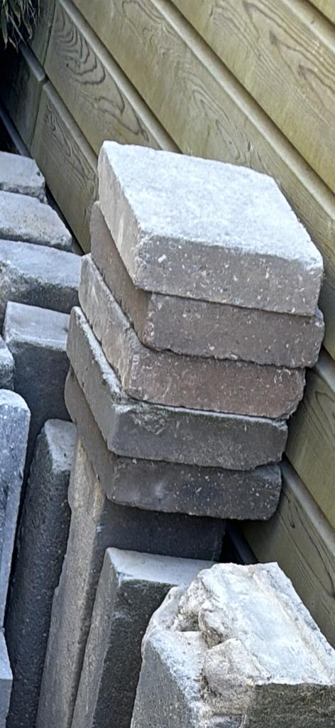 3m2 stenen 20x30, Tuin en Terras, Ophalen, Zo goed als nieuw, Beton, Klinkers