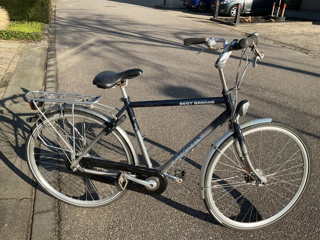 Heren fiets 28 inch Batavus, Fietsen en Brommers, Fietsen | Heren | Herenfietsen, Gebruikt, Batavus, 53 tot 57 cm, Versnellingen