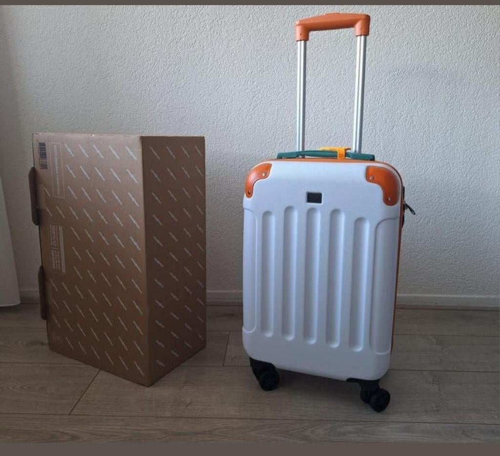 Mooi kofer hand bagage, Ophalen of Verzenden, Nieuw, Hard kunststof, 50 tot 60 cm