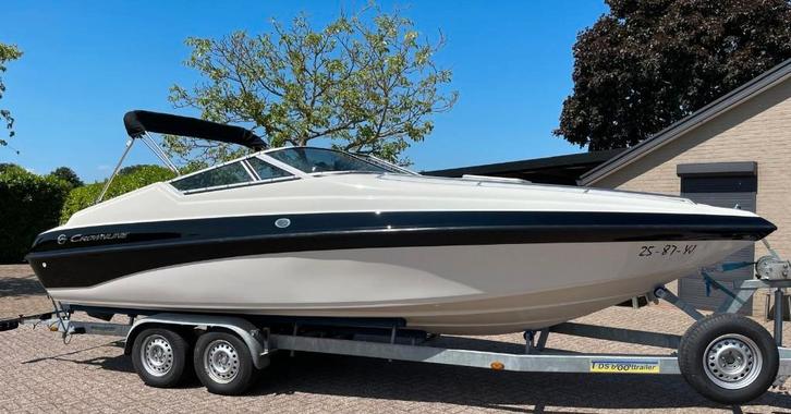 Crownline 225 CCR, Watersport en Boten, Speedboten, Gebruikt, 6 meter of meer, Benzine, 200 pk of meer, Polyester, Binnenboordmotor