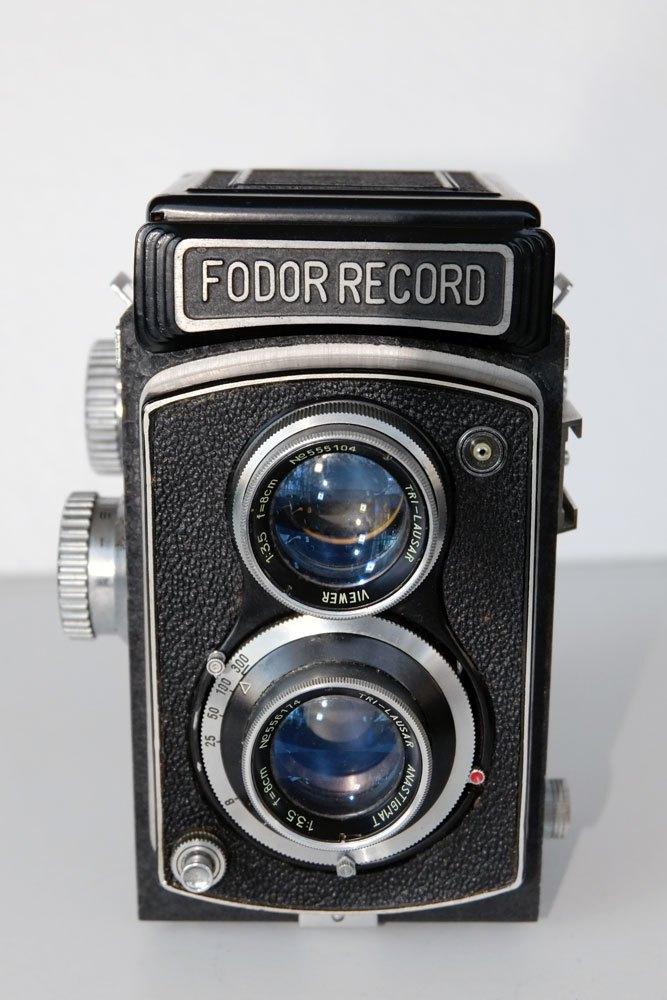 TLR Camera 120, 6x6 – FODOR Record (Beautyflex), Japan, Ophalen of Verzenden, Gebruikt, Compact, Overige Merken