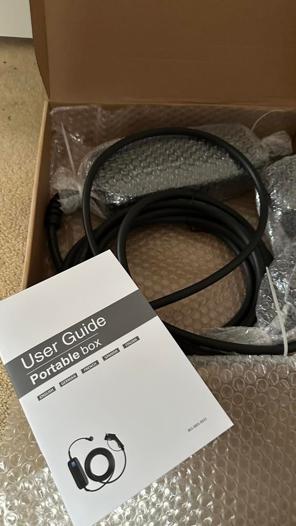 Mobiel laadstation (EV) 6m Type-2 - stopcontact, Ophalen, Nieuw, Laadpaal en Laadkabel