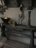 Hoffz sidetable X - poot, 100 tot 150 cm, Ophalen of Verzenden, Zo goed als nieuw, 25 tot 50 cm