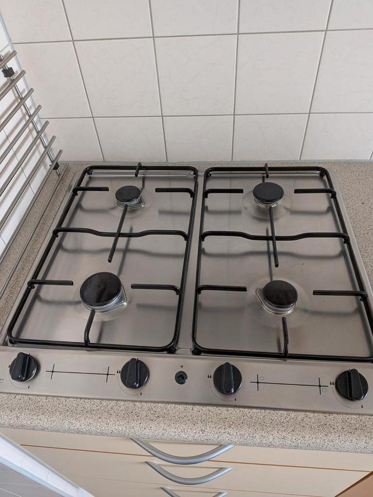 Atag inbouw kookplaat gas., Witgoed en Apparatuur, Kookplaten, Gebruikt, Inbouw, Gas, 4 kookzones, Ophalen