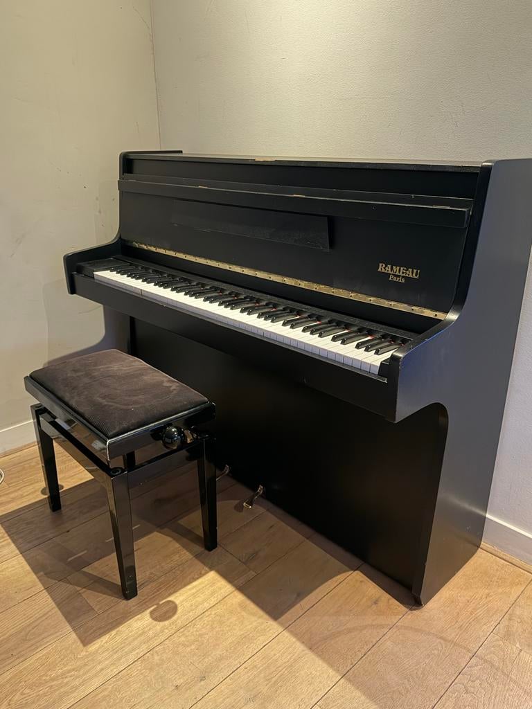 Rameau Paris Piano - Zwart, beginners piano, Ophalen of Verzenden, Gebruikt, Zwart, Piano