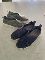 Hush Puppies Daisy - 2 paar instappers - maat 39, Ophalen of Verzenden, Gedragen, Blauw, Instappers