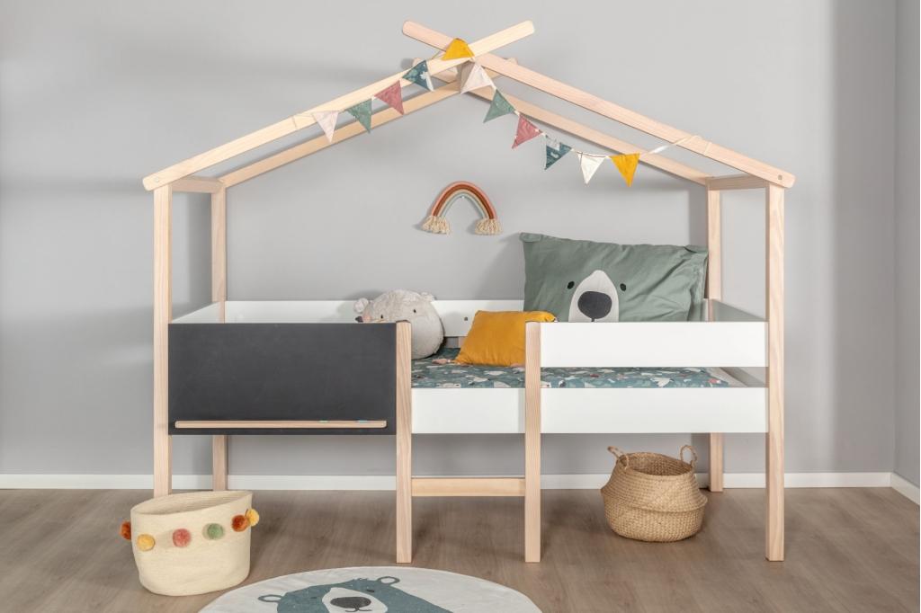 Alto huisbed - 90x200 - Wit, Niet ingevuld, Niet ingevuld, Niet ingevuld