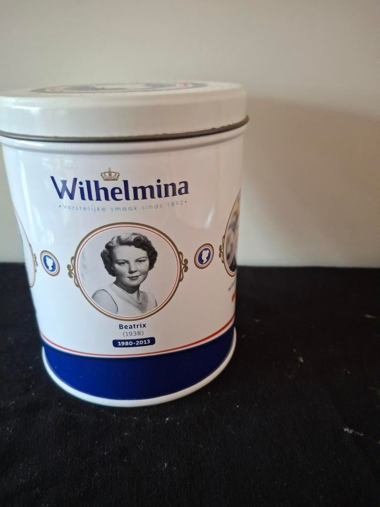 Blik Wilhelmina pepermunt, Verzamelen, Blikken, Ophalen of Verzenden, Gebruikt, Overige