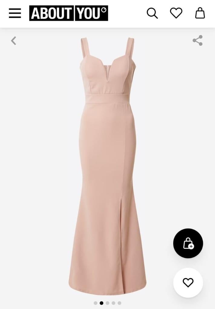 Poederroze bodycon avondjurk – Maat 12/42 (valt als 38/40), Maat 38/40 (M), Wal G, Ophalen of Verzenden, Zo goed als nieuw