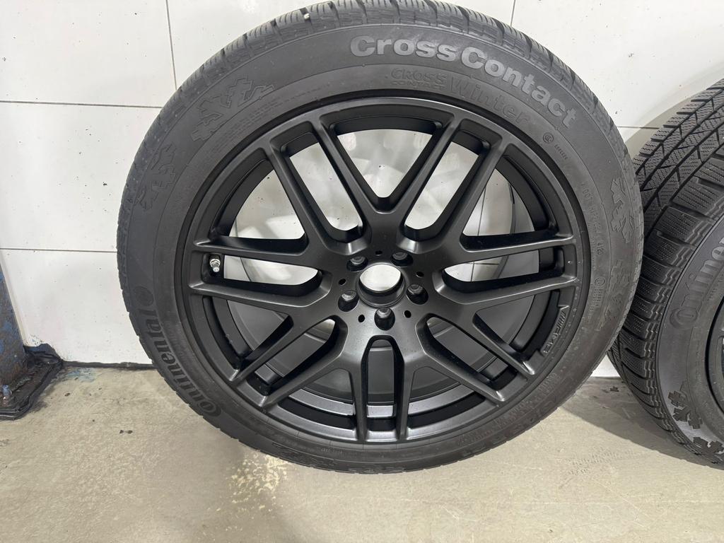 Mercedes AMG velgen met winterbanden 275/45 R21, Auto-onderdelen, Ophalen, Gebruikt, 275 mm, Banden en Velgen