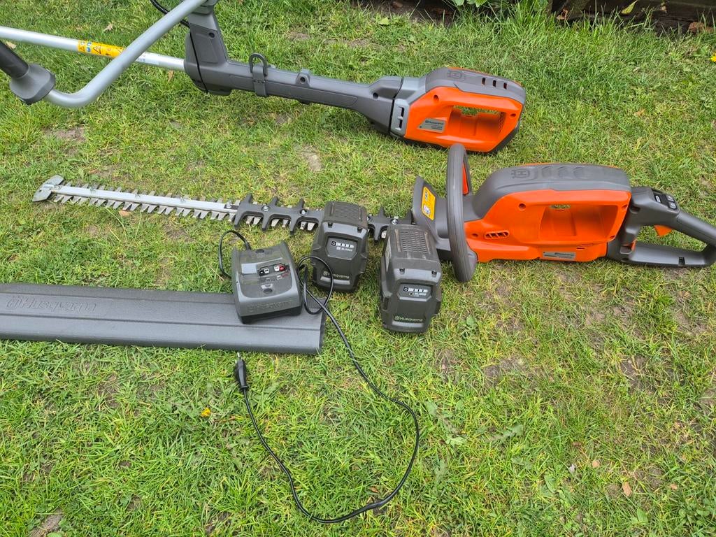 Husqvarna 535irxt bosmaaier+ 522ihd75 heggenschaar set!, Tuin en Terras, Heggenscharen, Ophalen of Verzenden, Zo goed als nieuw