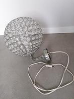 Lamp Chroom Kristal Kristallen Bollamp Glas, Ophalen of Verzenden, Zo goed als nieuw, Glas, Minder dan 50 cm