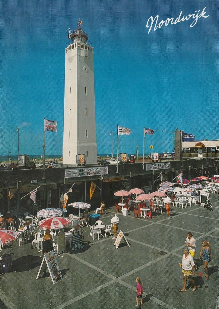 NOORDWIJK Vuurtorenplein, Verzenden, 1980 tot heden, Gelopen, Zuid-Holland
