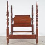 Antiek Palmer Plantation Bed - Mahoniehouten Hemelbed, Huis en Inrichting, Slaapkamer | Bedden, Ophalen, Gebruikt, Antiek, Koloniaal, Plantation