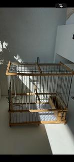 Klein zang kooitje, Dieren en Toebehoren, Ophalen of Verzenden, Zo goed als nieuw, Hout, Vogelkooi