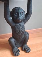 Bijzettafel aap zwart van merk boltze, Huis en Inrichting, Ophalen, Rond, Minder dan 55 cm, 45 tot 60 cm