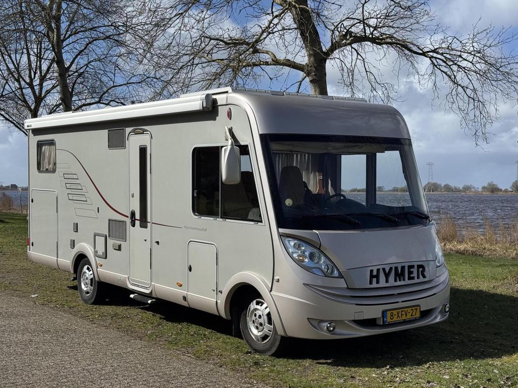 Hymer B 694 2013 zonnepanelen/lithiums/levelsysteem, Caravans en Kamperen, Campers, Verwarmde buitenspiegels, Airbags, 7 tot 8 meter