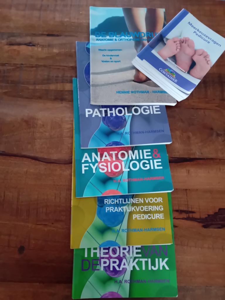 Leerboeken Pedicure NHL - Complete set in goede staat, Ophalen of Verzenden