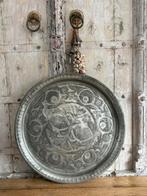 Antiek koperen dienblad uit India, Ophalen of Verzenden