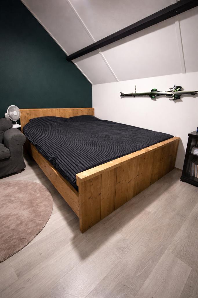 Twee persoonsbed, Ophalen, Tweepersoons, Zo goed als nieuw, 180 cm