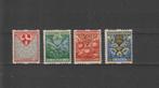 Nederland 1926, NVPH R74 t/m R77, Roltanding, Postfris., Verzenden, T/m 1940, Postfris