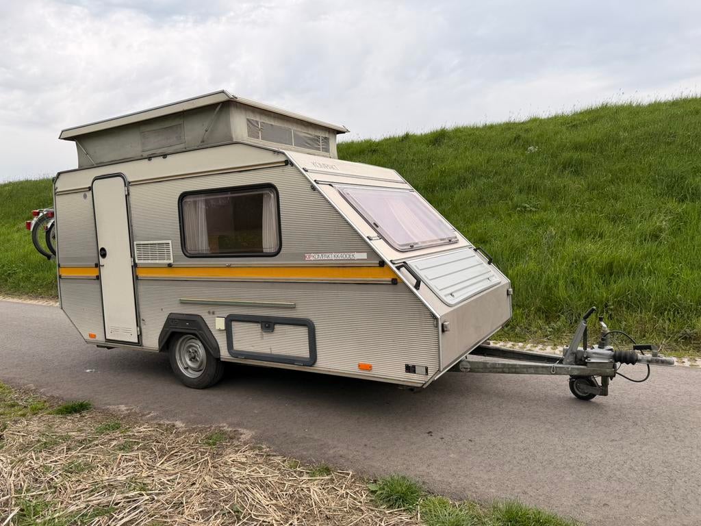 KIP Kompakt KK400EK met Hefdak, Caravans en Kamperen, Standaardzit, Kip, Particulier, 500 - 750 kg
