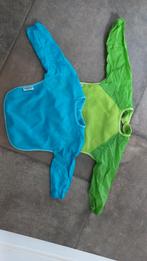 2 slabbers met lange mouwen - groen en blauw, Ophalen, Gebruikt, Onbekend, Jongetje of Meisje